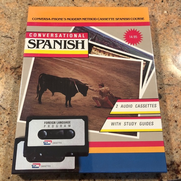 Other Conversational Spanish Audio Cassettes With Guides Poshmark